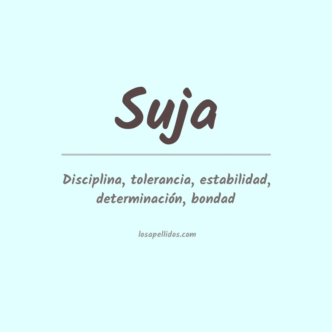 Apellido Suja