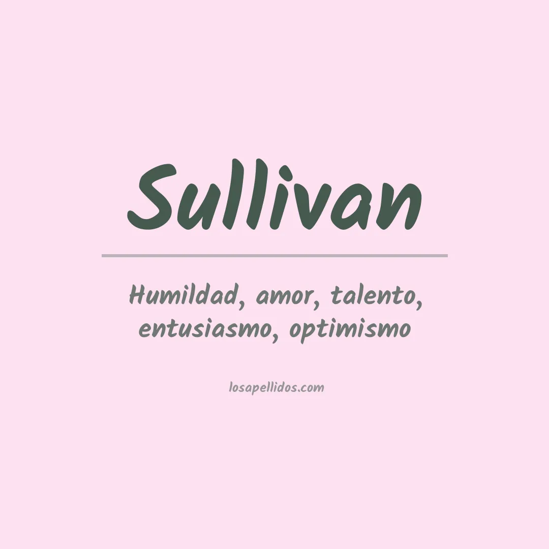 Apellido Sullivan