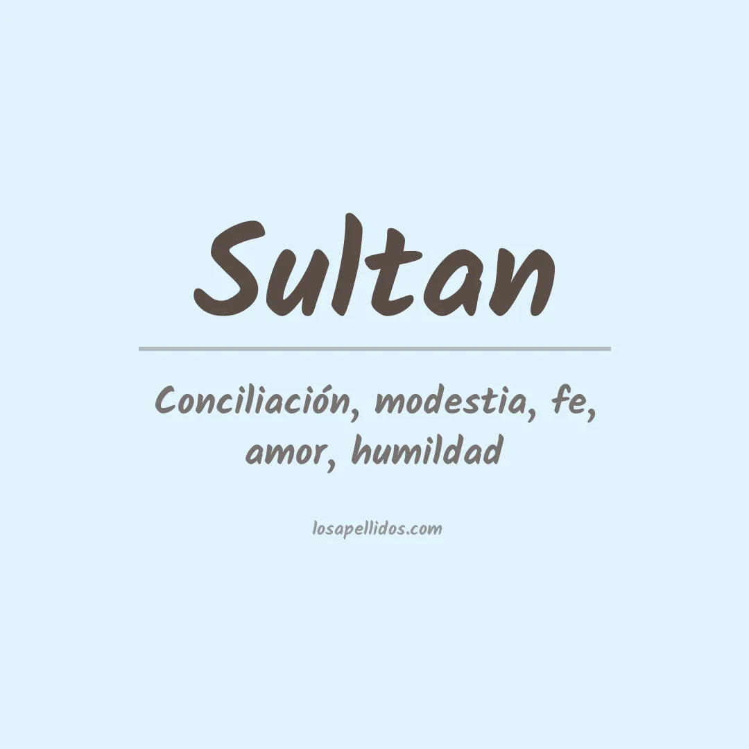 Apellido Sultan