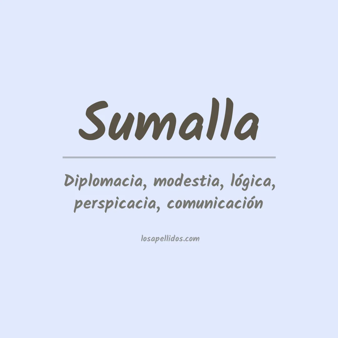 Apellido Sumalla