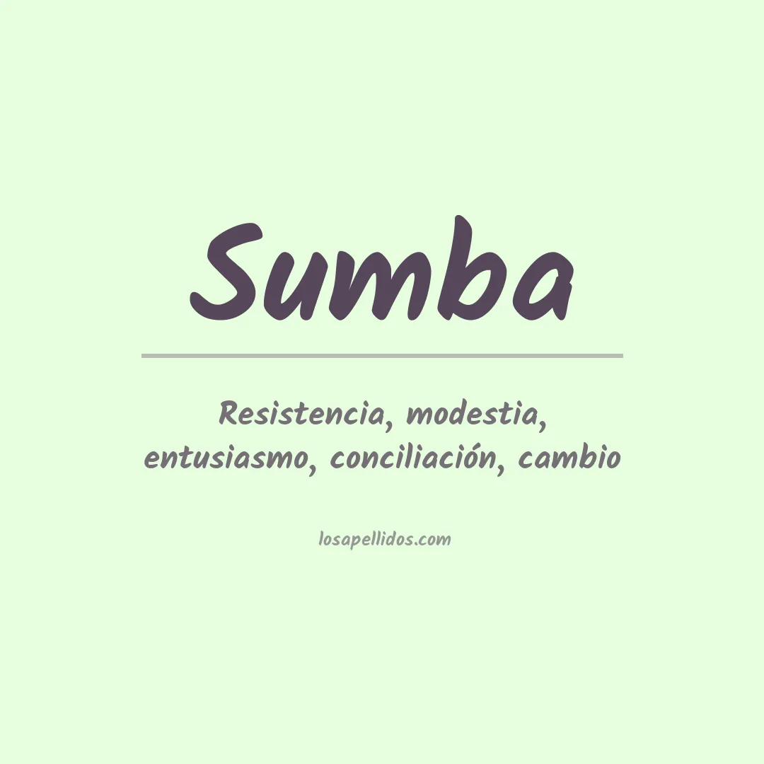 Apellido Sumba