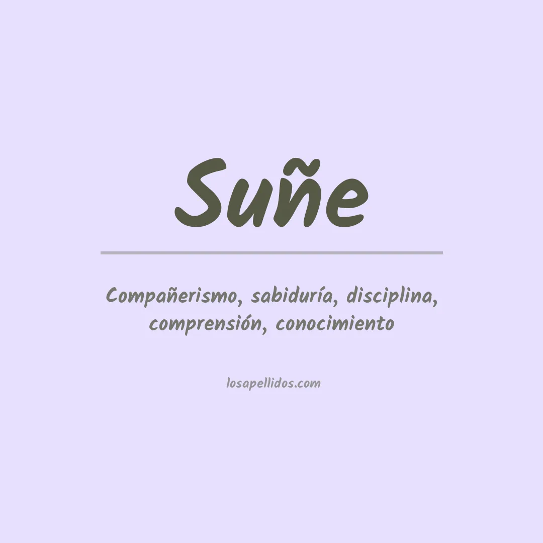 Apellido Suñe