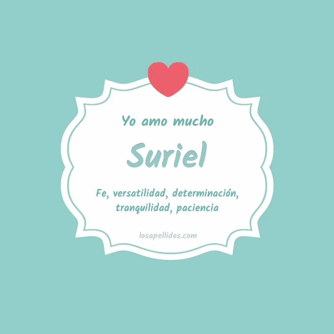 Yo amo mucho Suriel