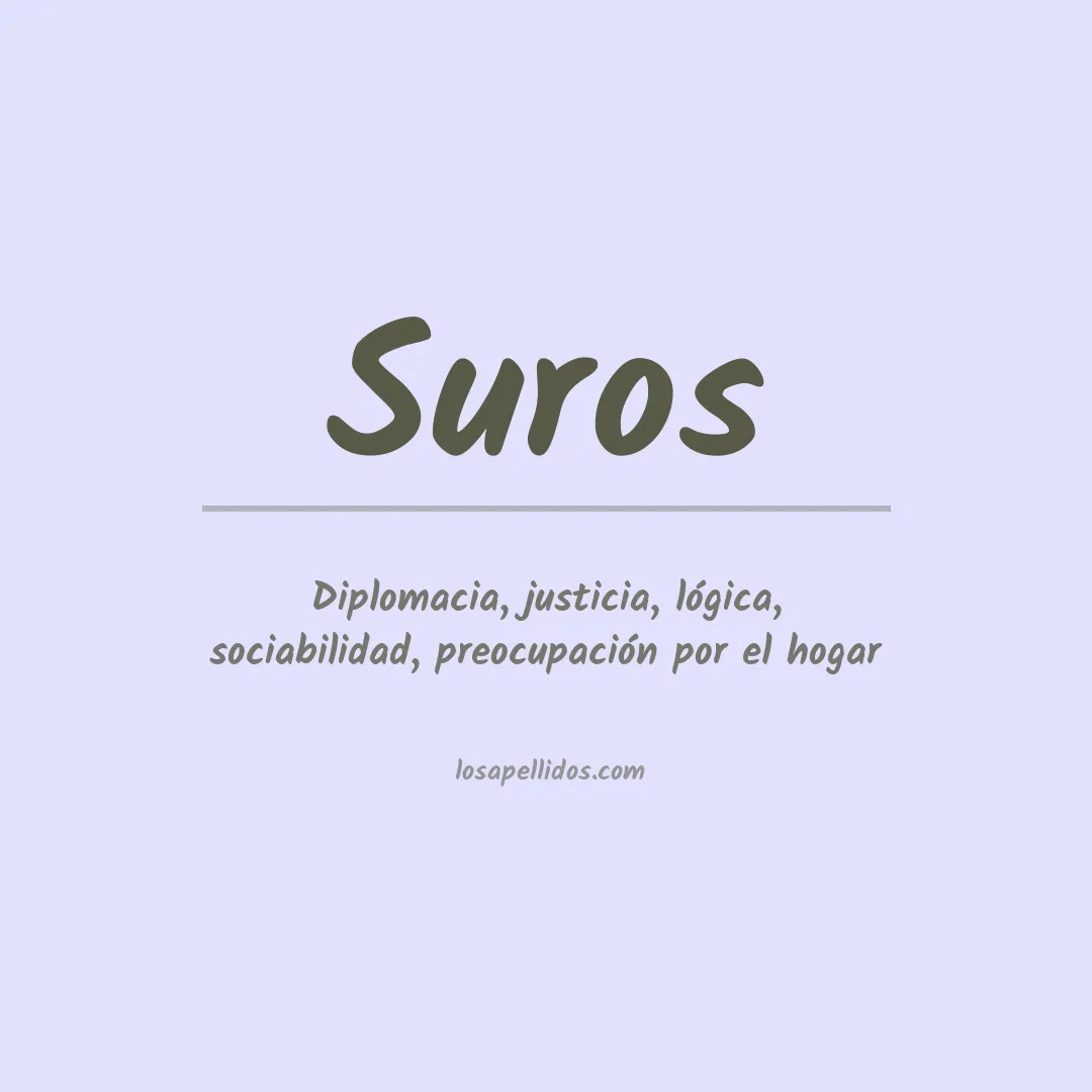 Apellido Suros