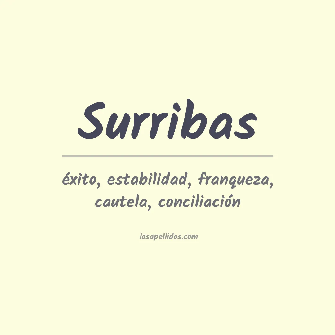 Apellido Surribas