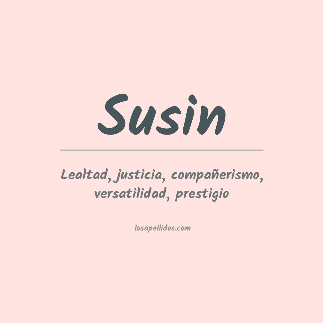 Apellido Susin