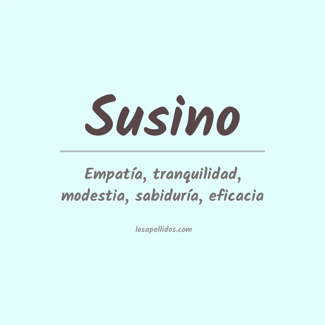 Apellido Susino