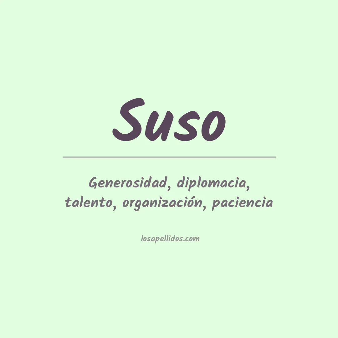Apellido Suso