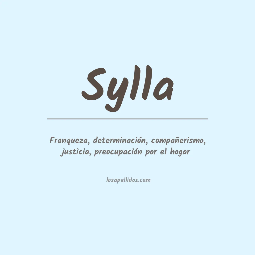 Apellido Sylla