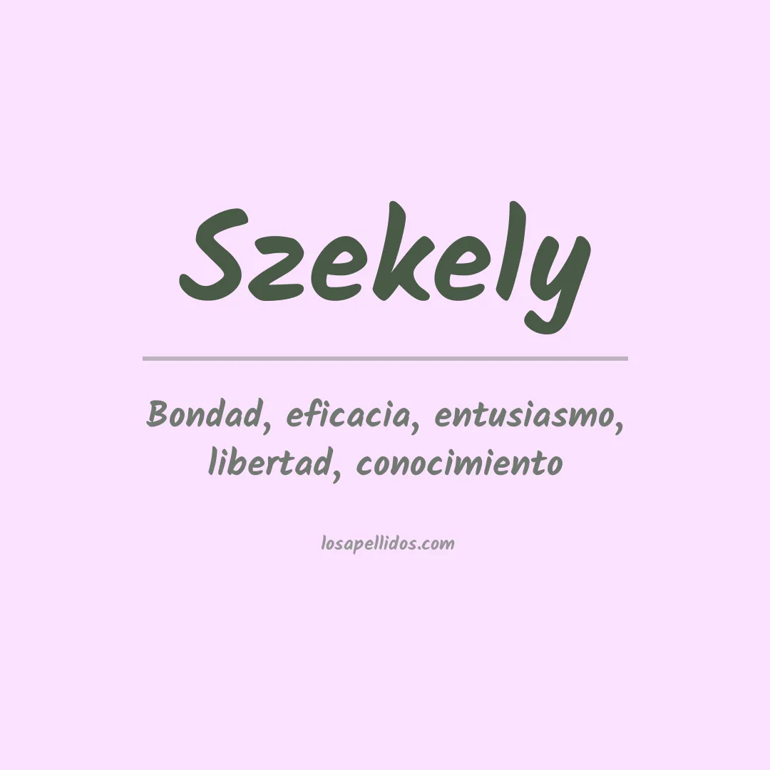 Apellido Szekely