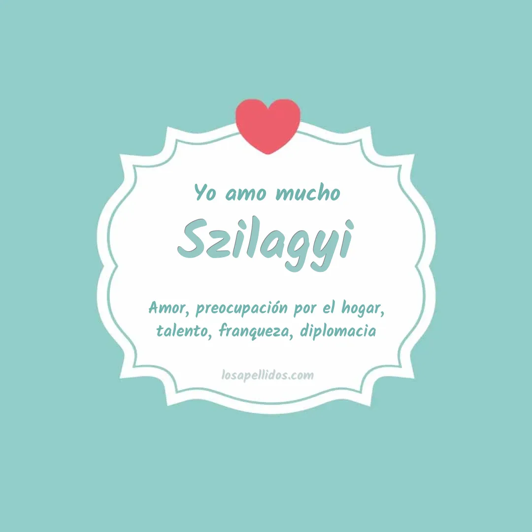 Yo amo mucho Szilagyi