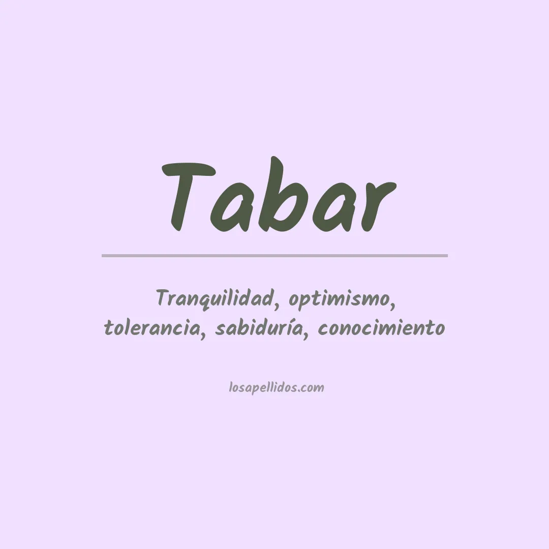 Apellido Tabar