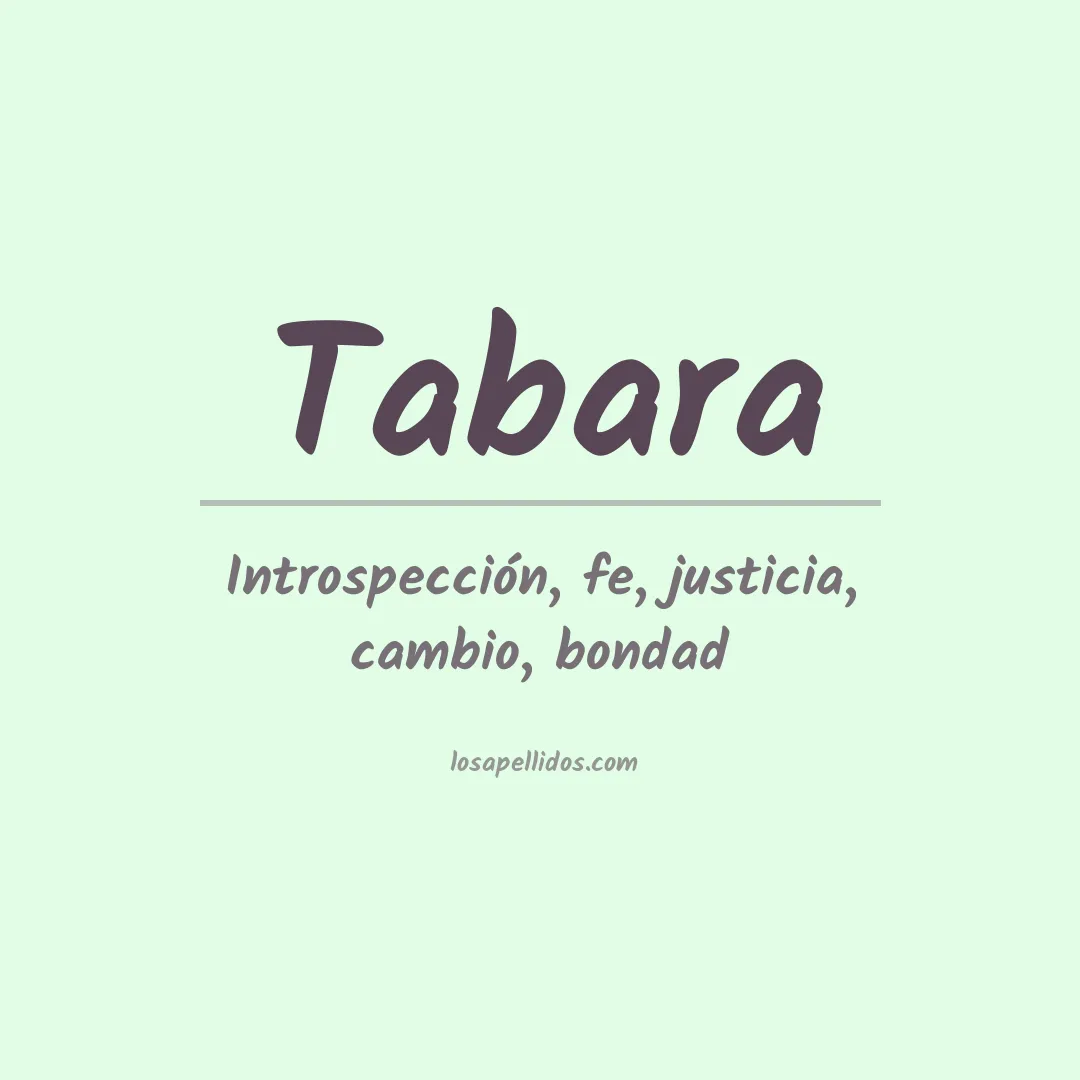 Apellido Tabara