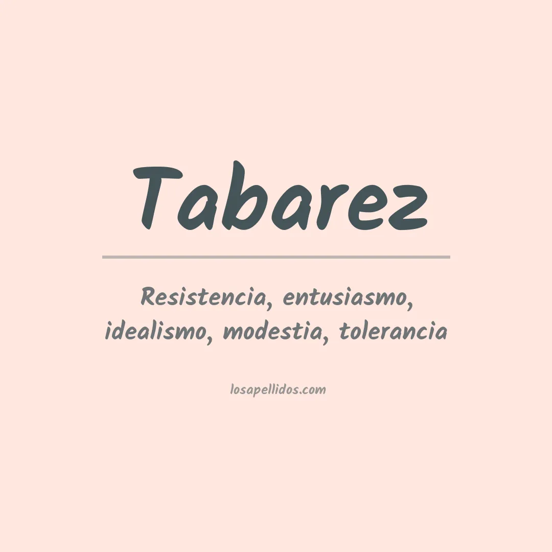Apellido Tabarez