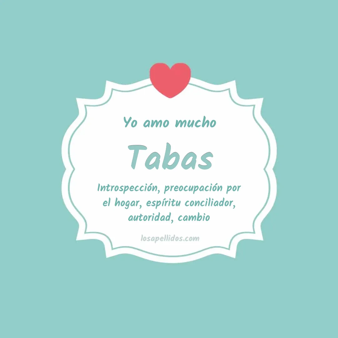 Yo amo mucho Tabas