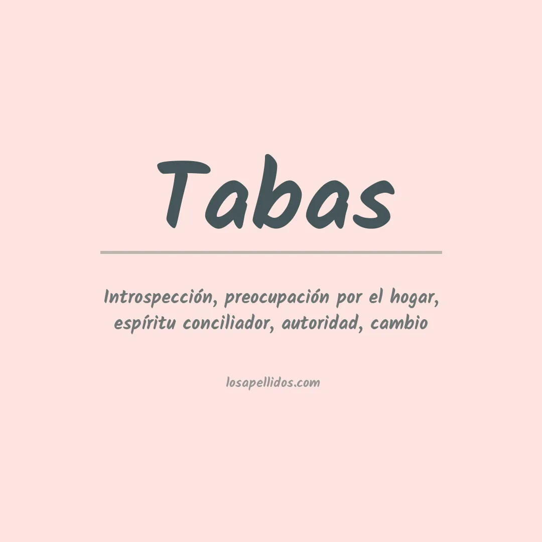 Apellido Tabas