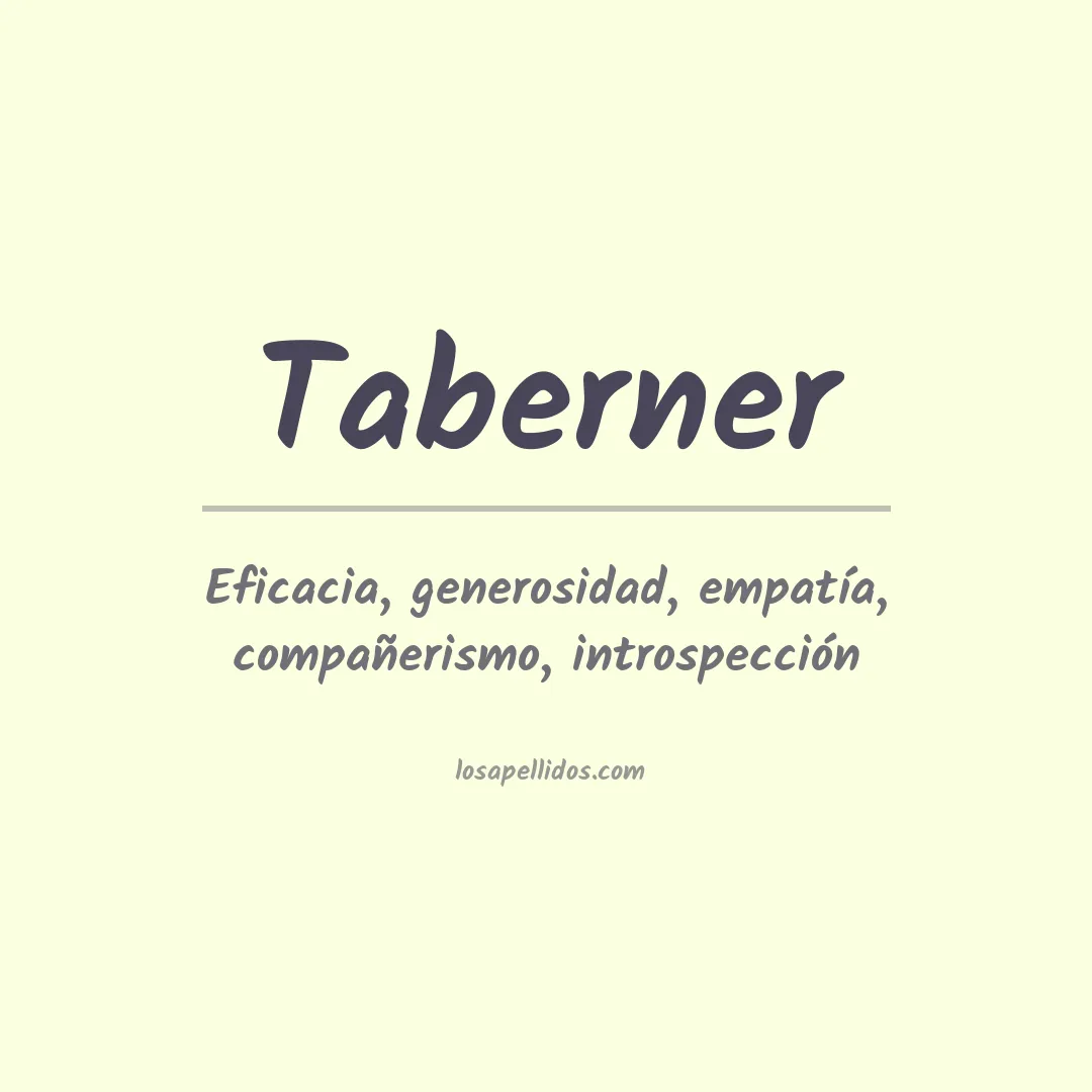 Apellido Taberner