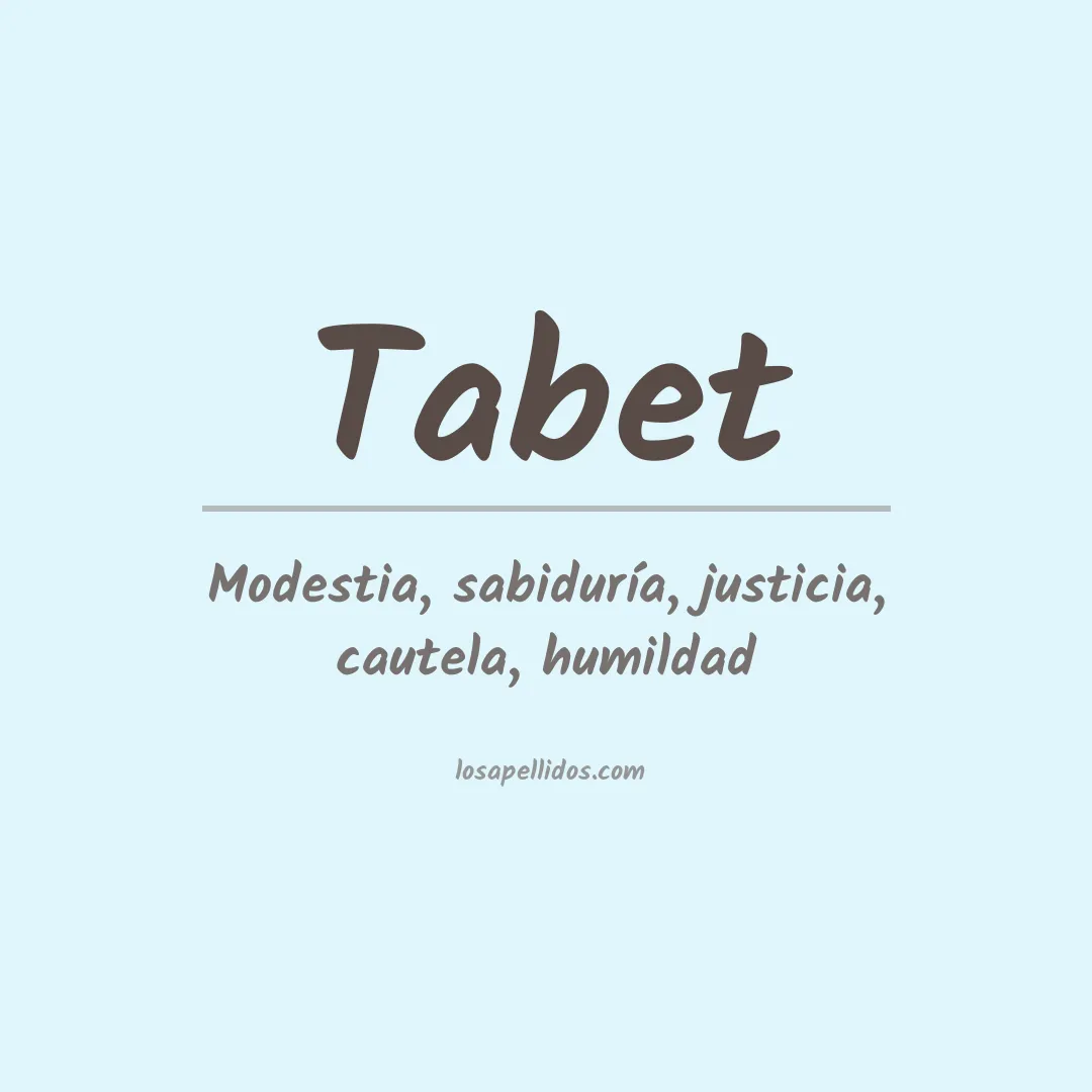Apellido Tabet