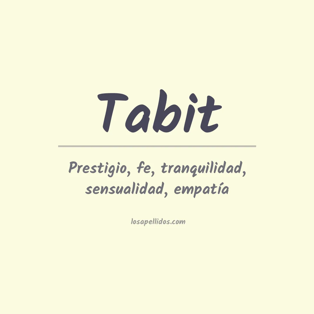 Apellido Tabit