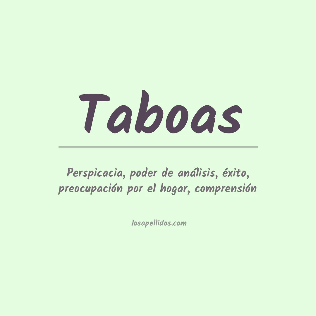 Apellido Taboas