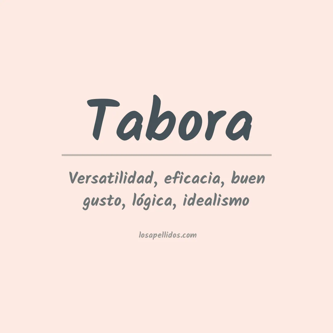 Apellido Tábora