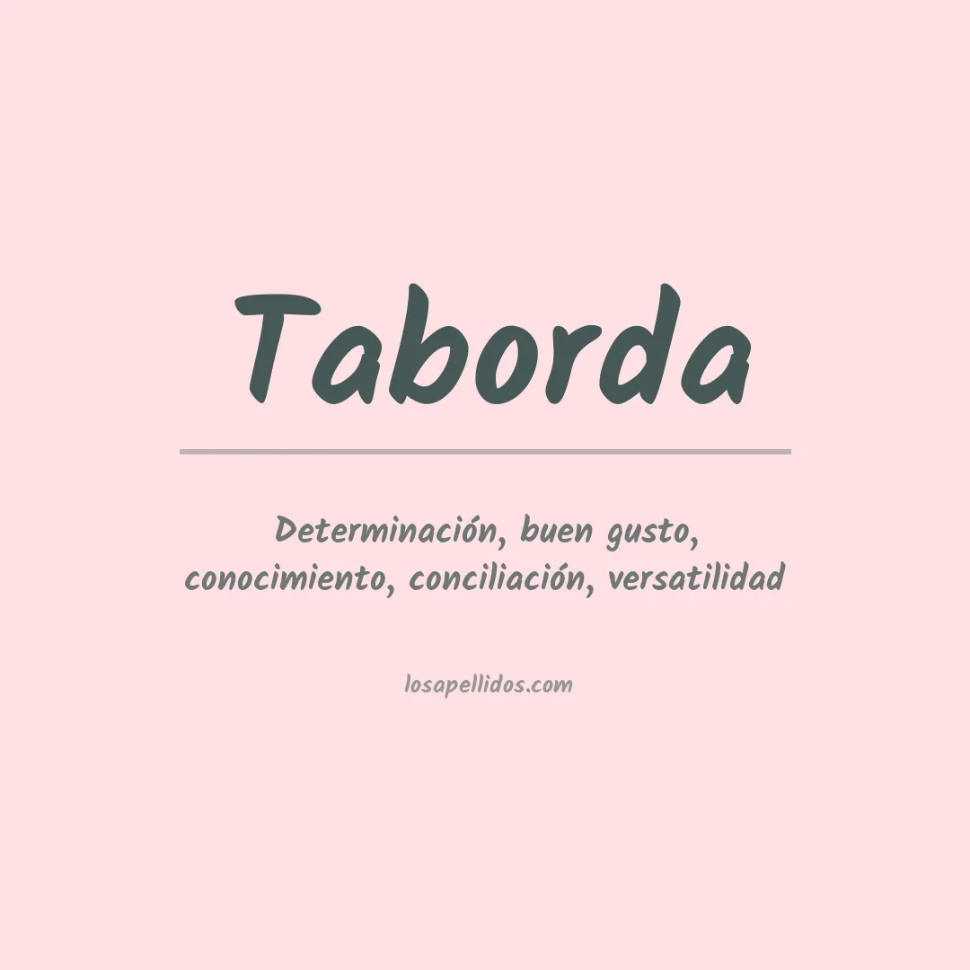 Apellido Taborda