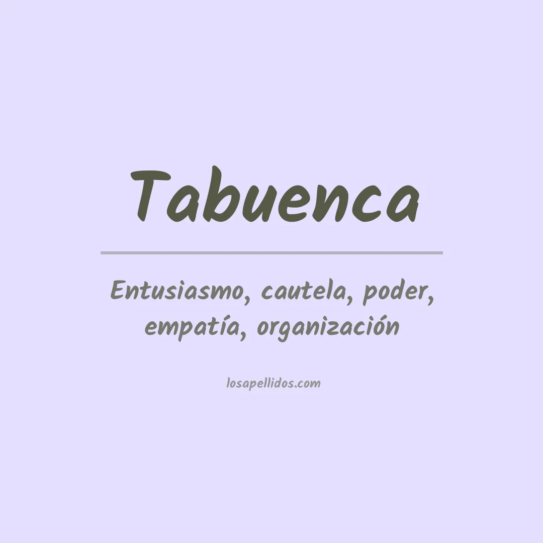 Apellido Tabuenca