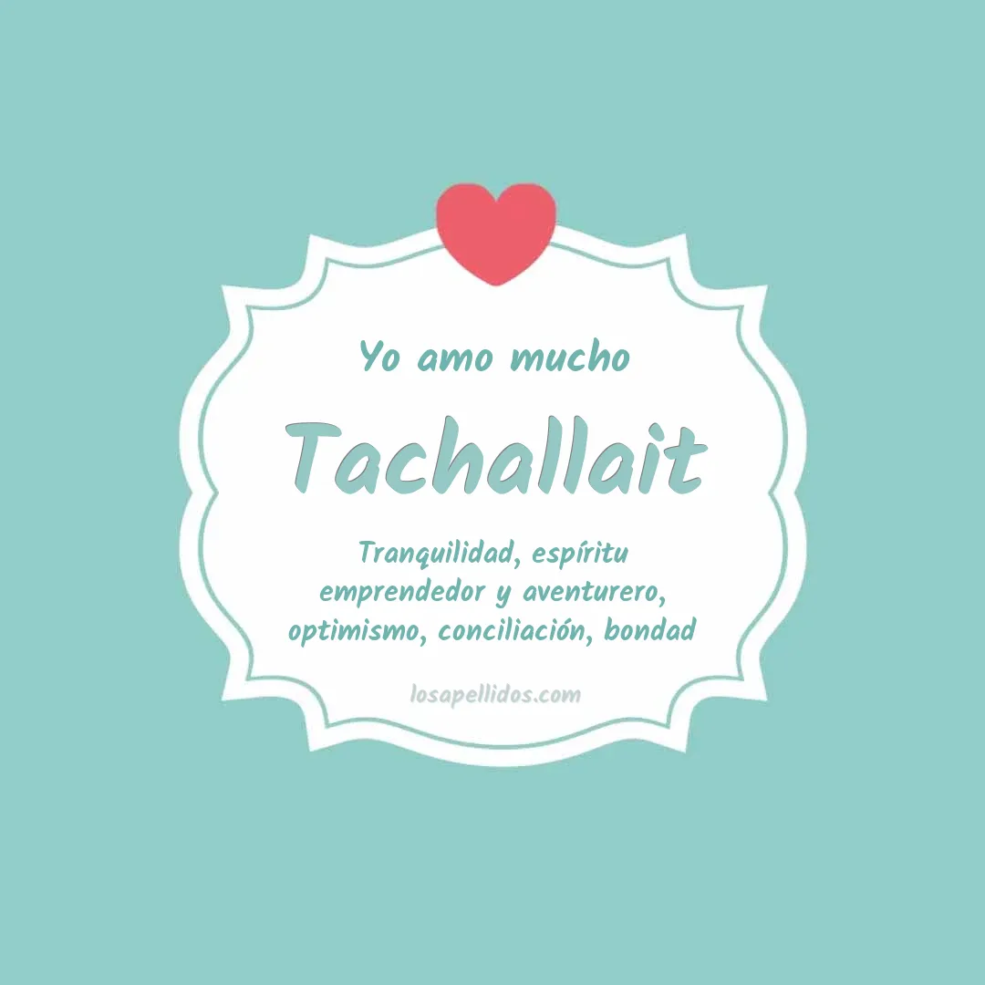 Yo amo mucho Tachallait