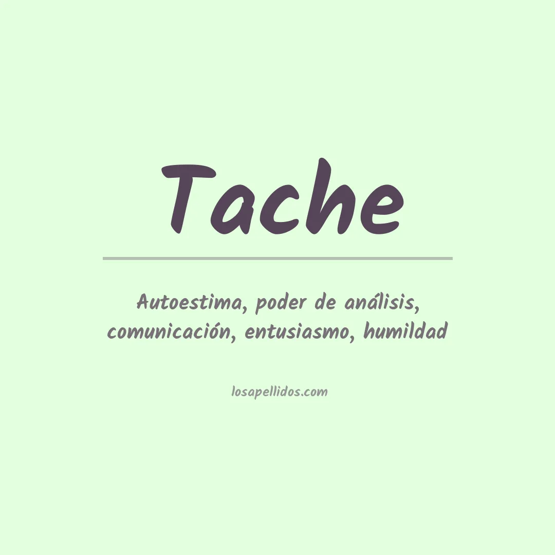 Apellido Tache