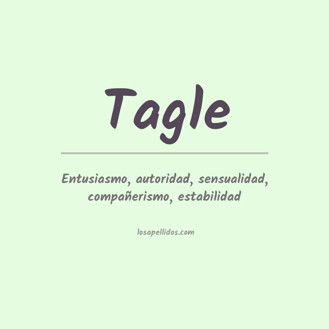 Apellido Tagle