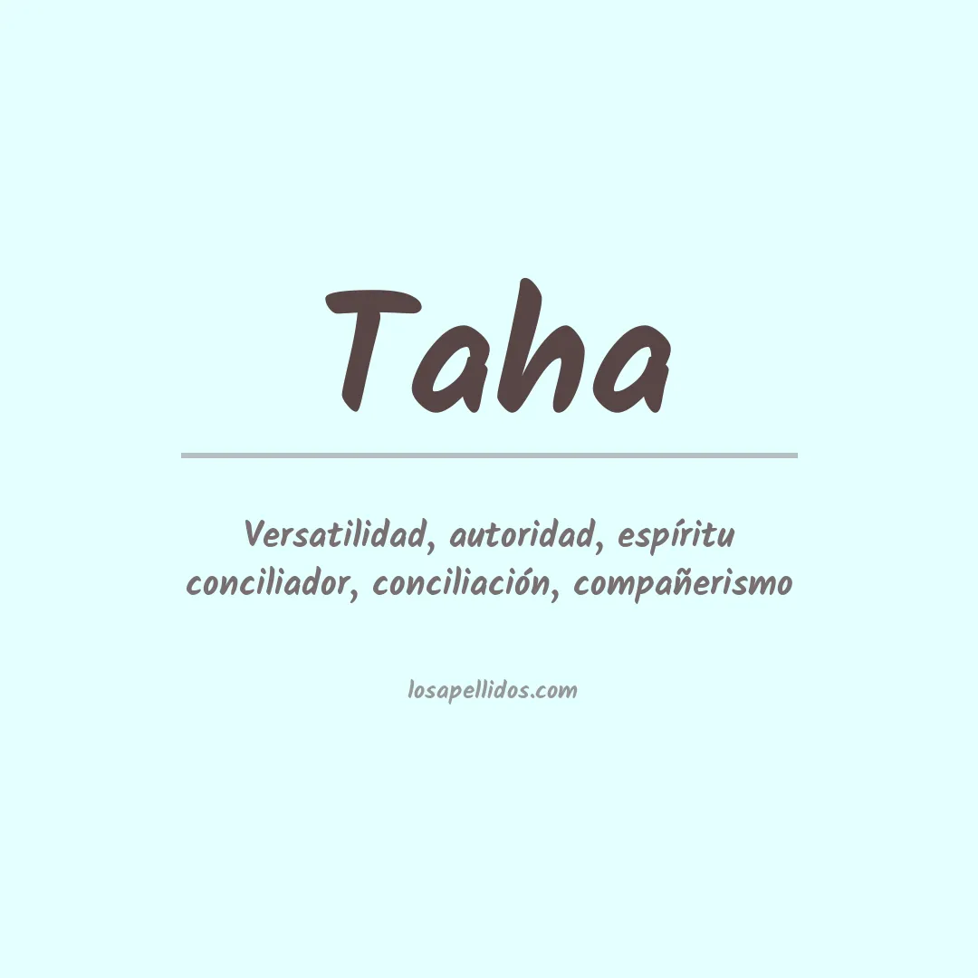 Apellido Taha