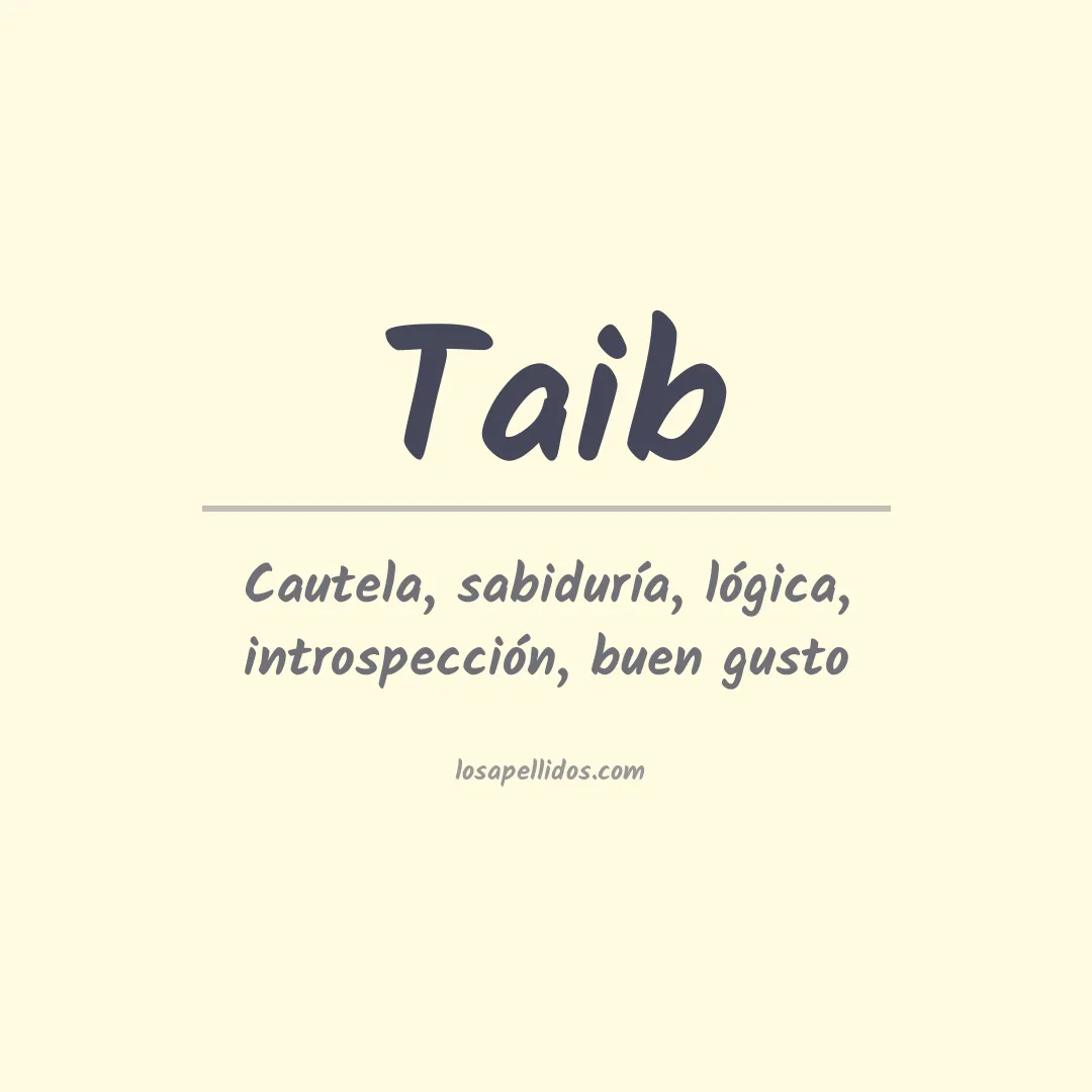 Apellido Taib