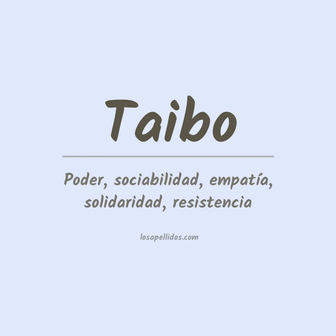 Apellido Taibo