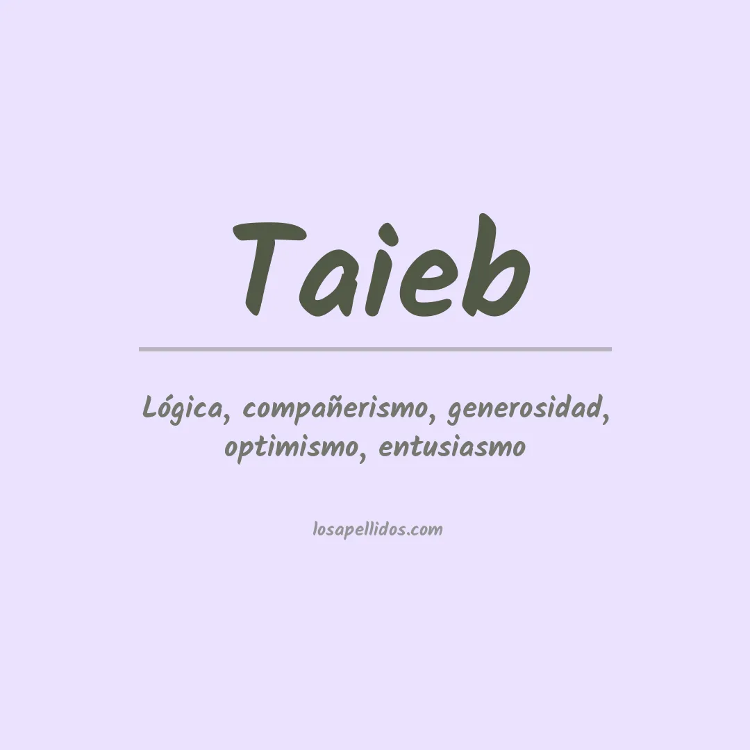 Apellido Taieb