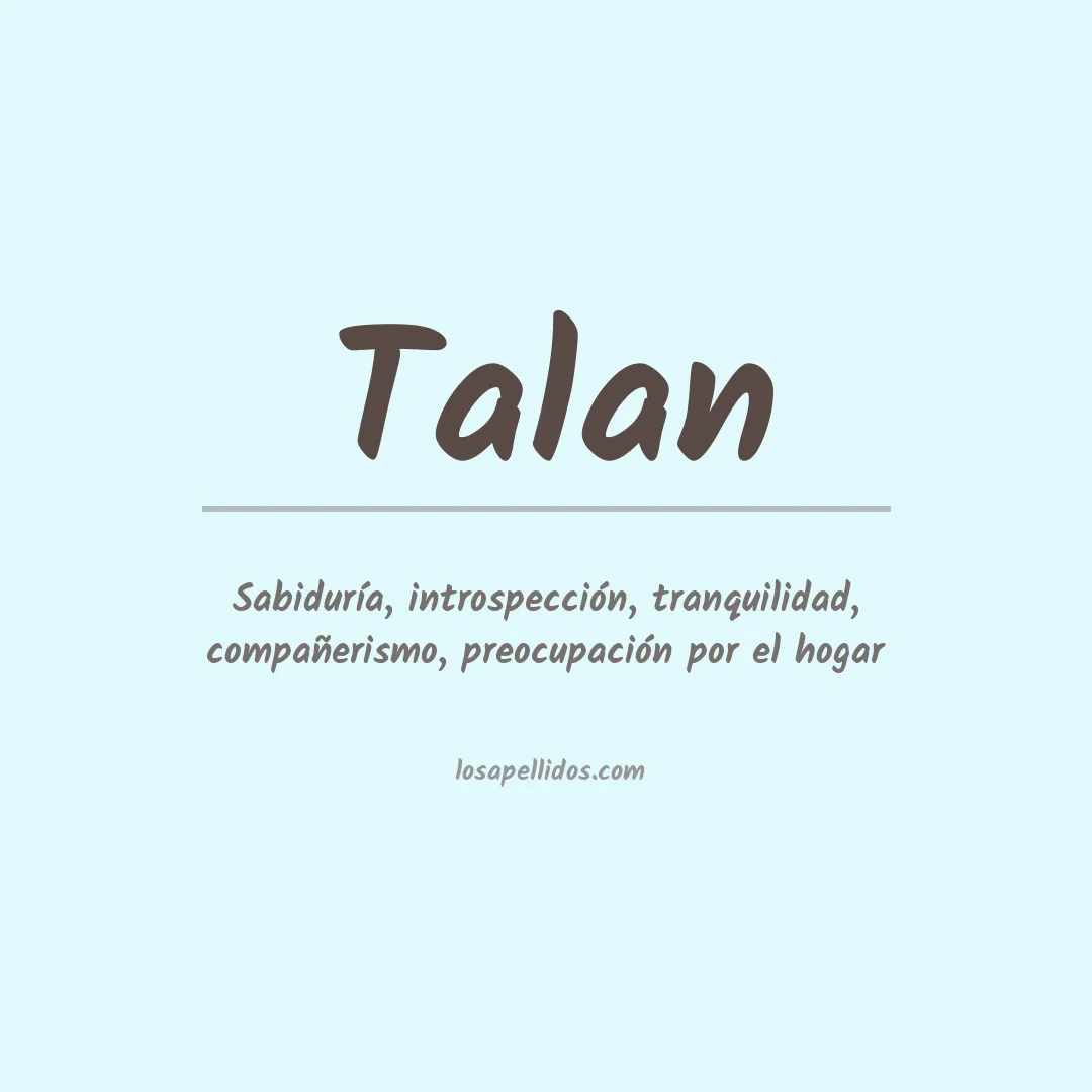 Apellido Talan