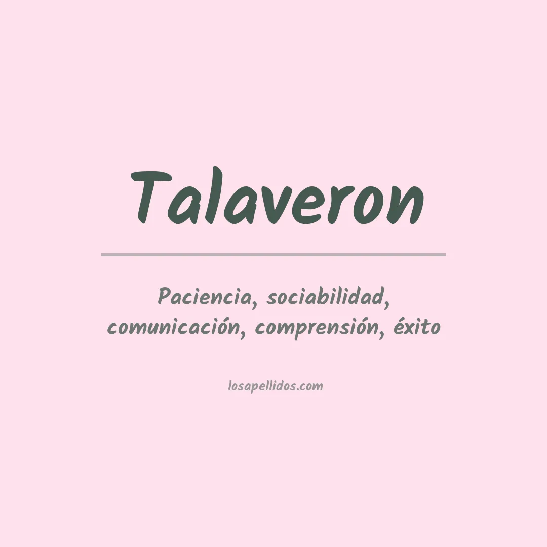 Apellido Talaveron