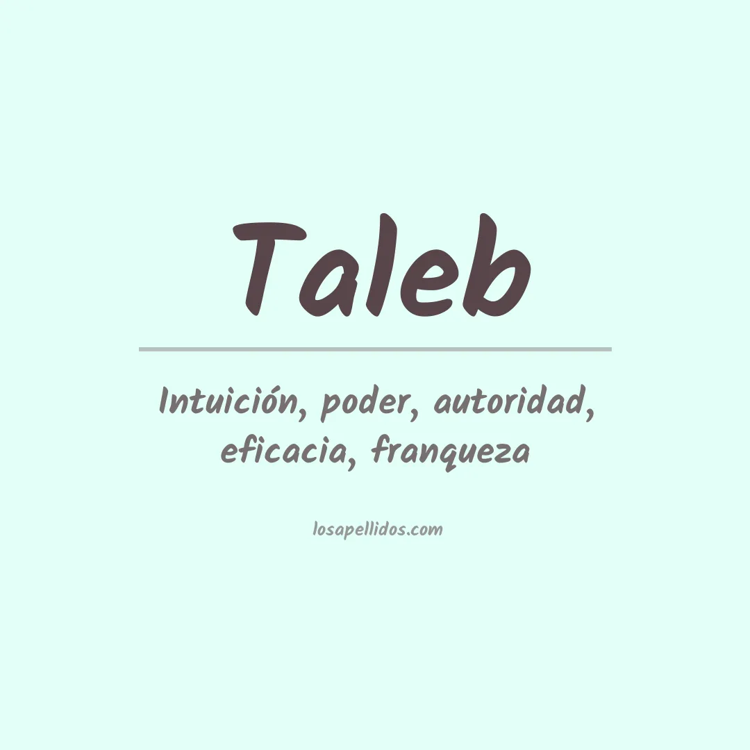 Apellido Taleb