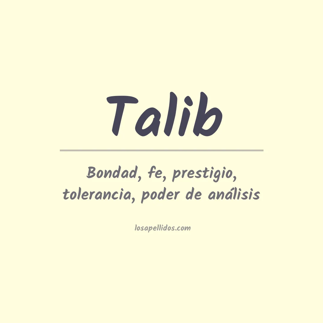 Apellido Talib