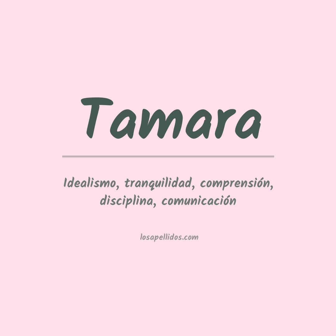 Apellido Tamara