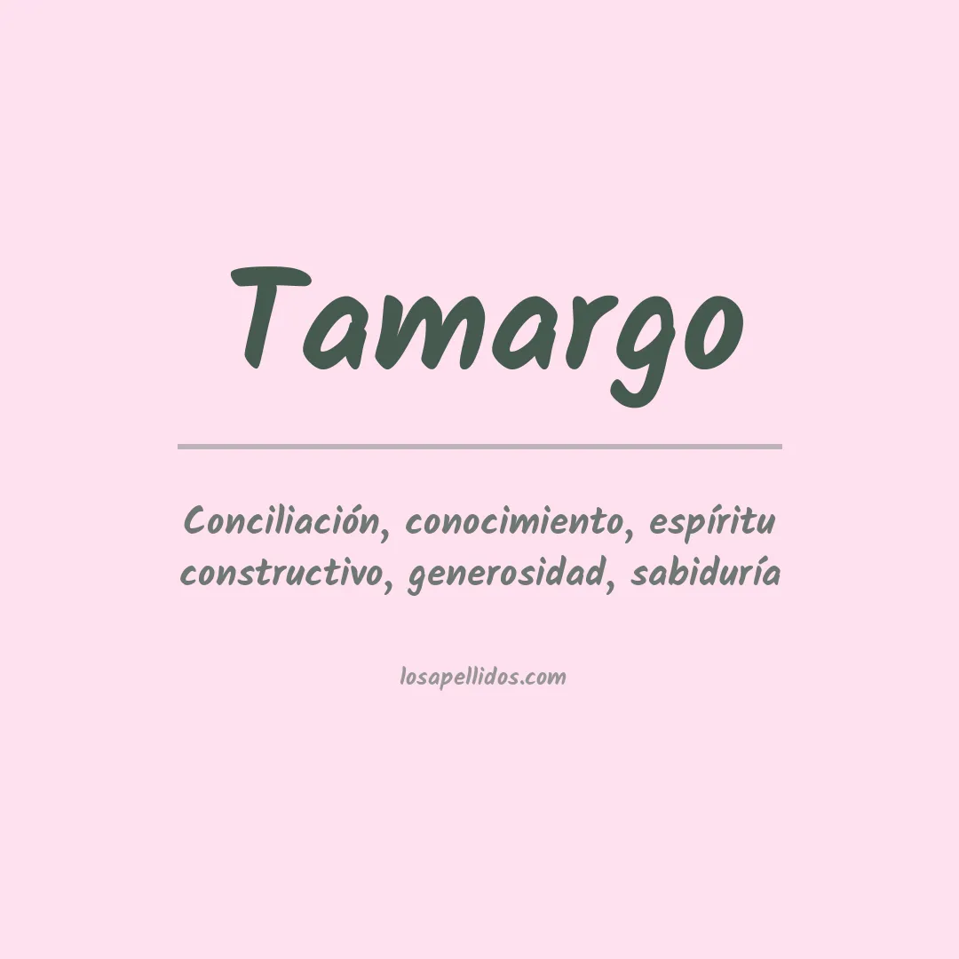 Apellido Tamargo