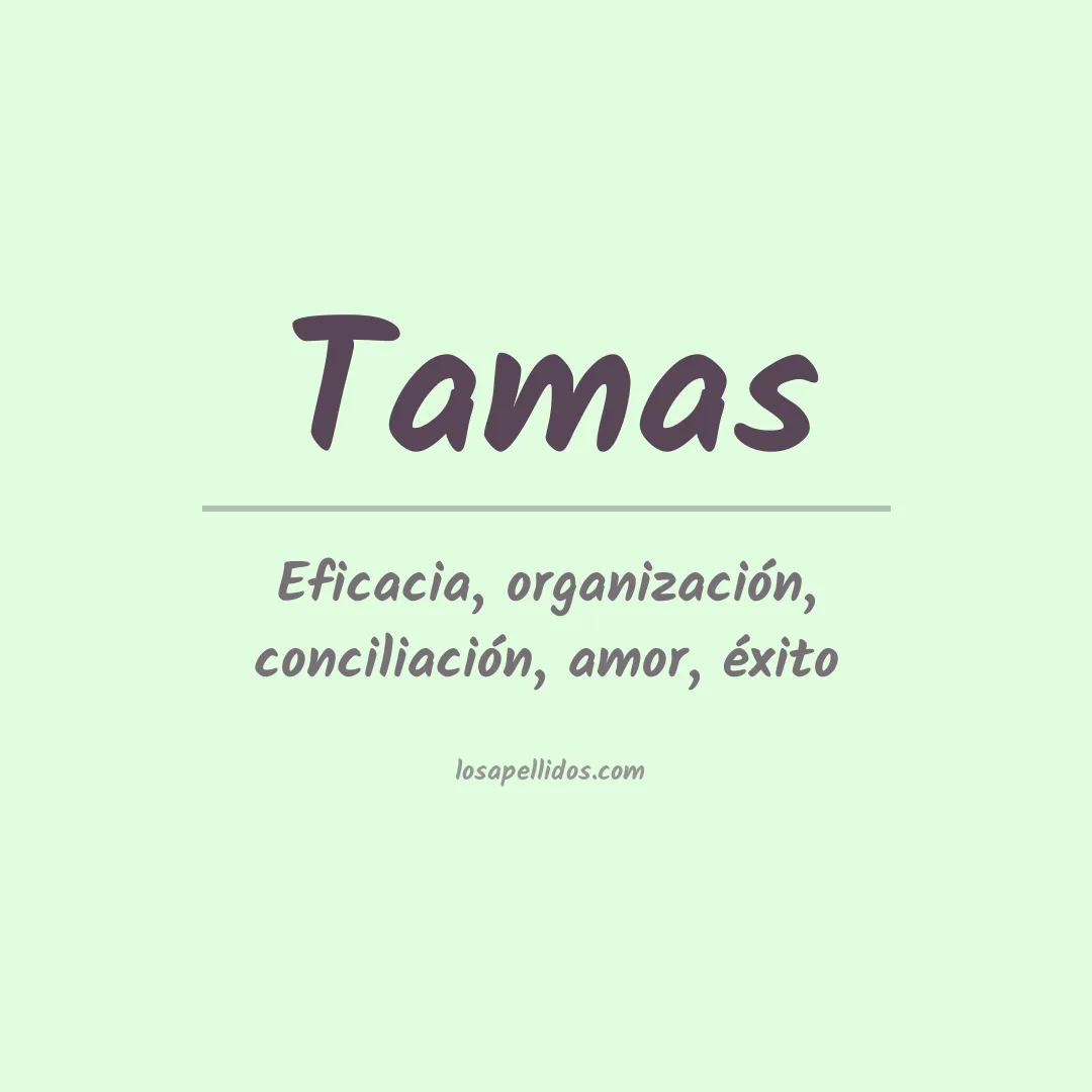 Apellido Tamas