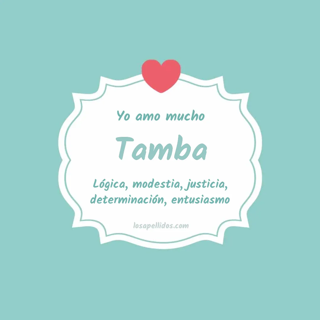 Yo amo mucho Tamba