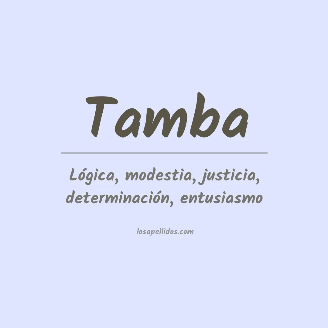 Apellido Tamba
