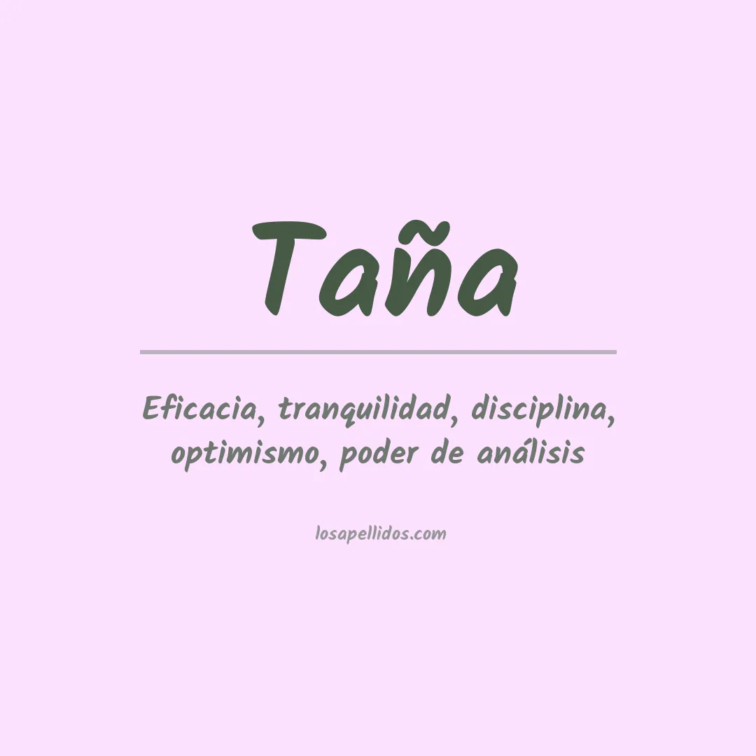 Apellido Taña
