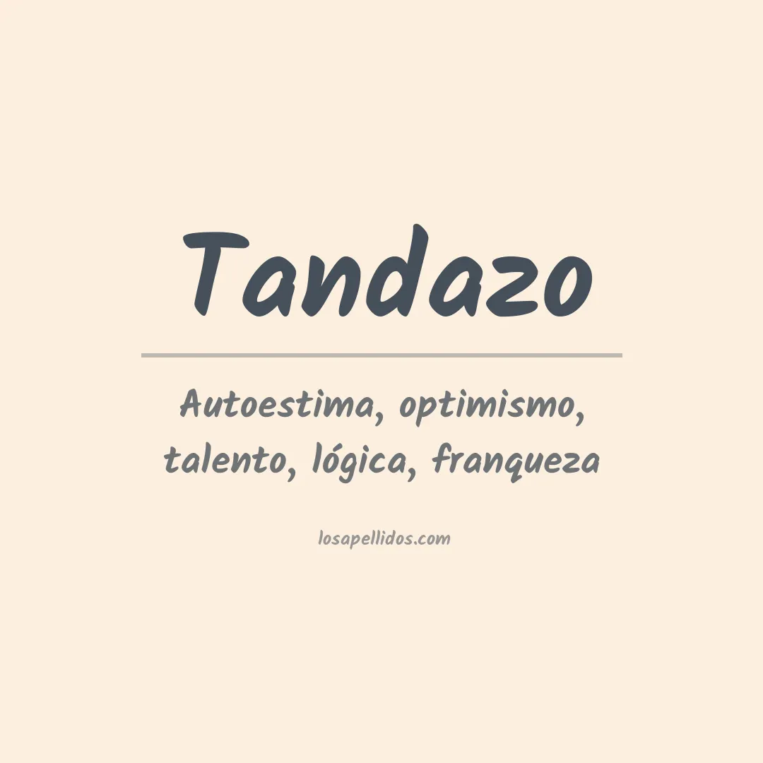 Apellido Tandazo