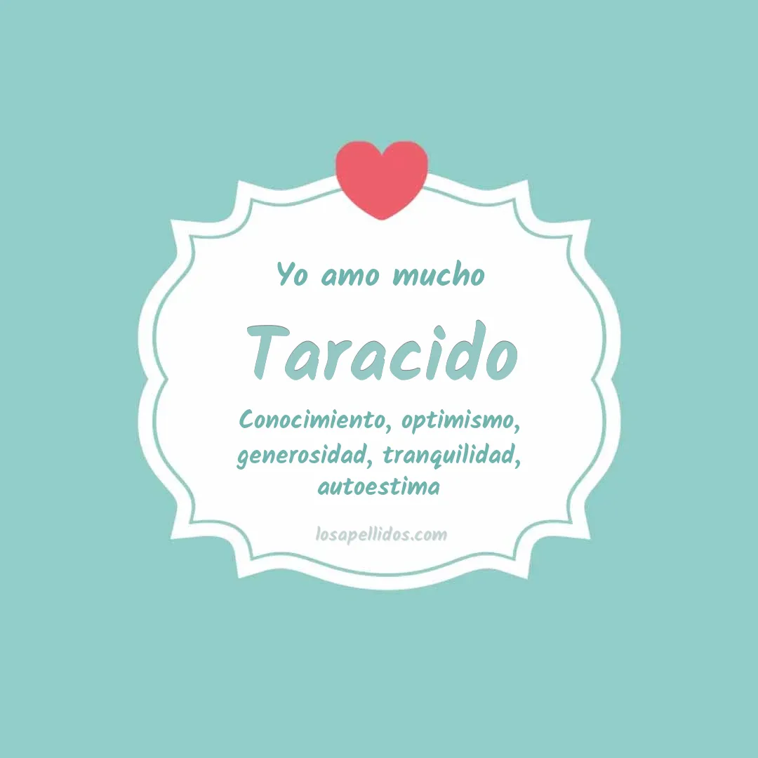 Yo amo mucho Taracido