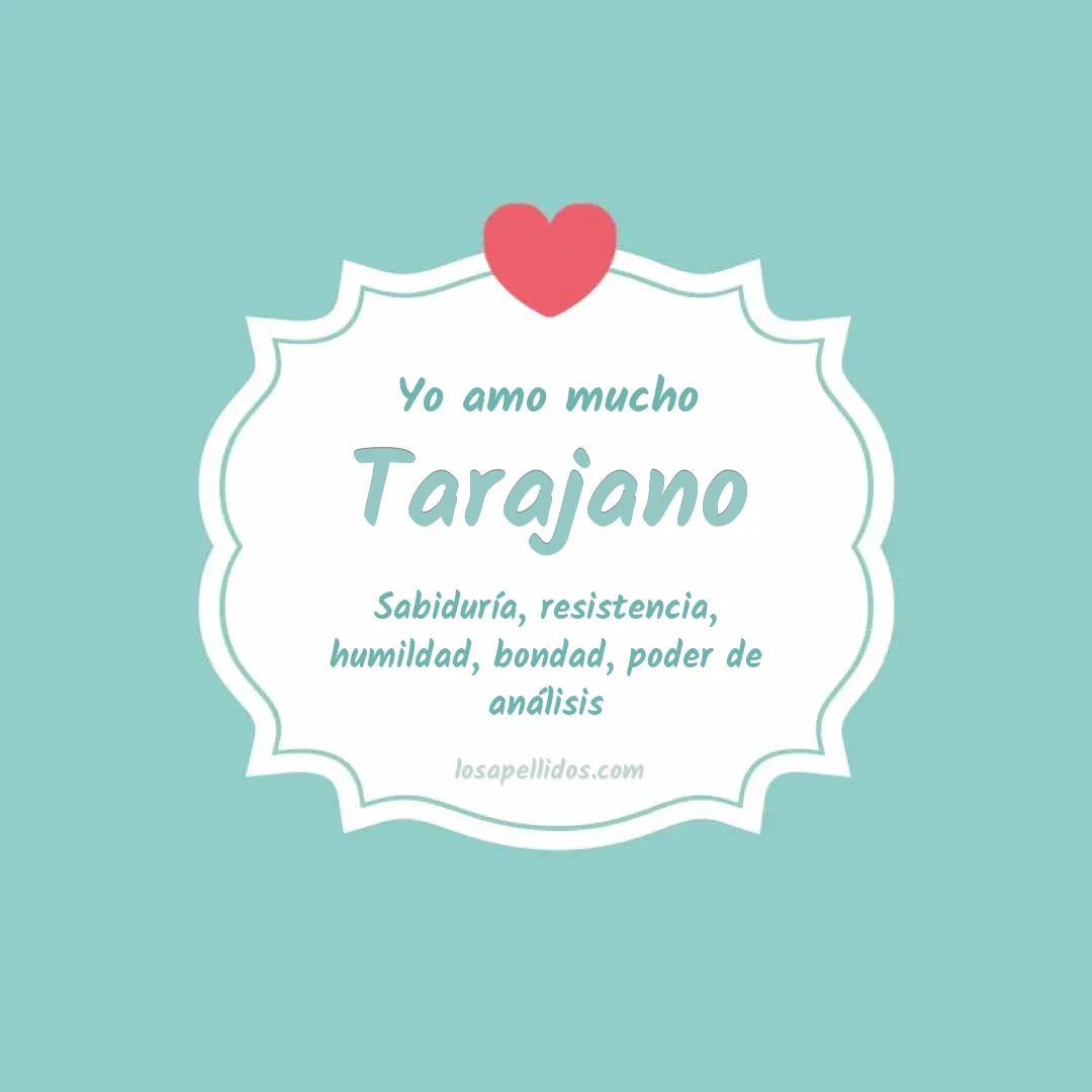 Yo amo mucho Tarajano