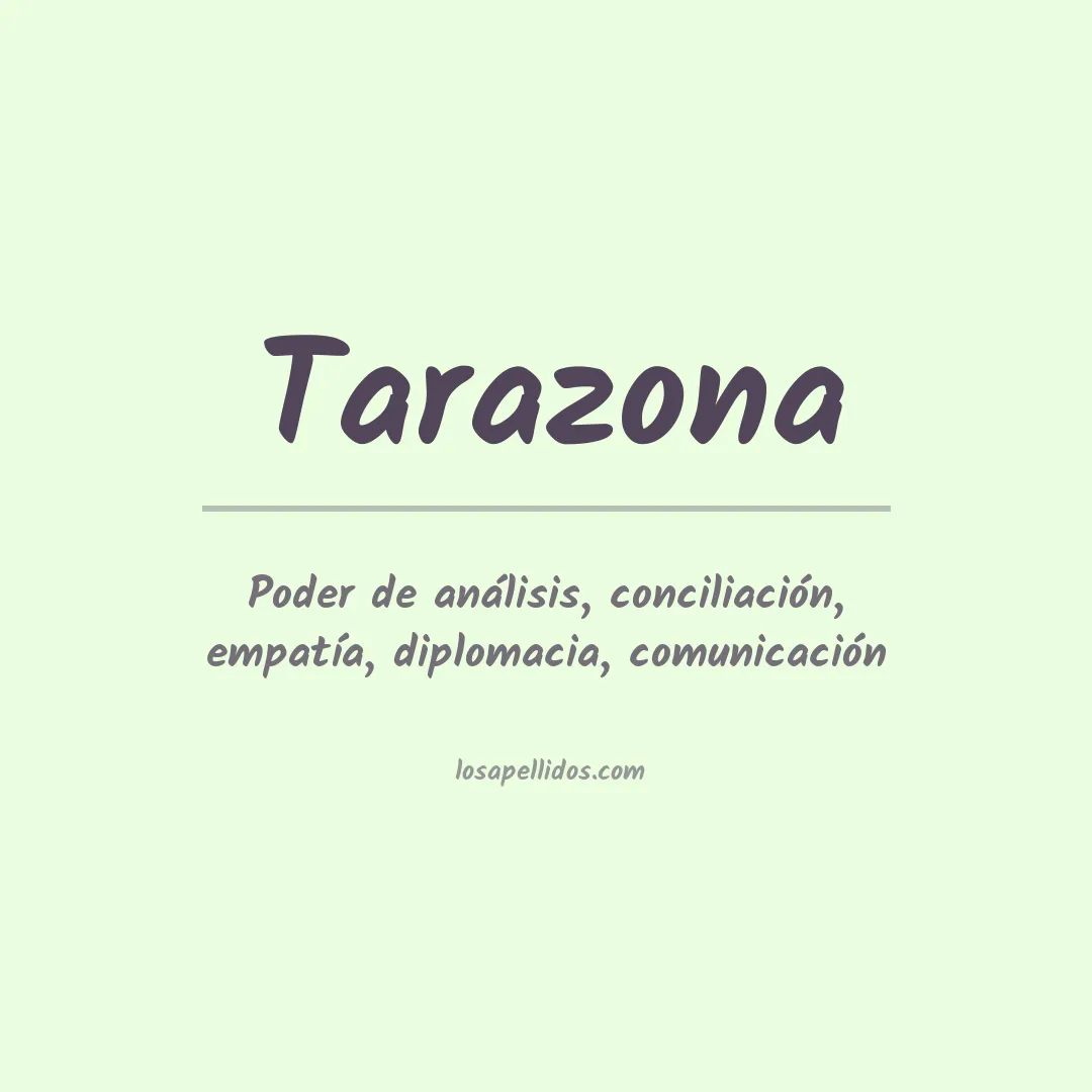 Apellido Tarazona