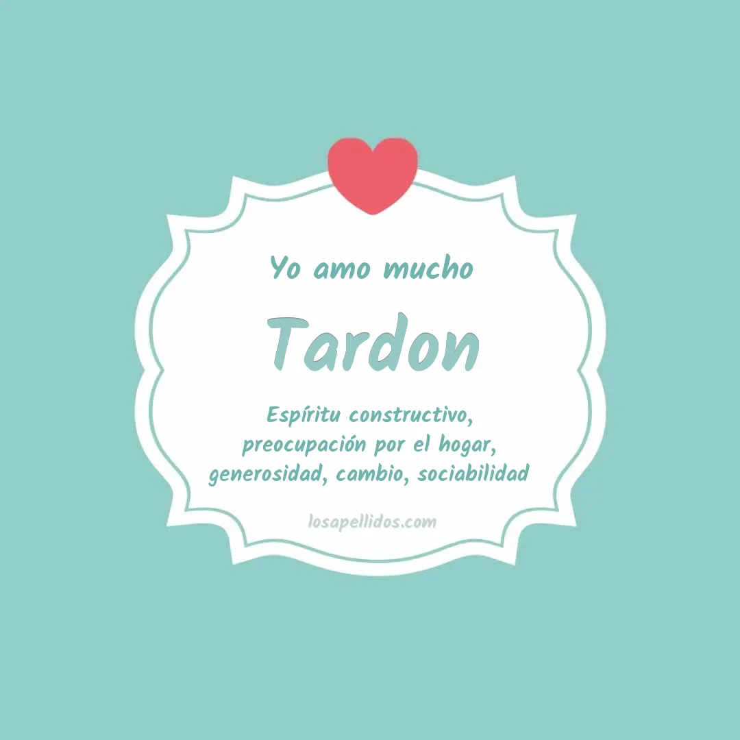 Yo amo mucho Tardon