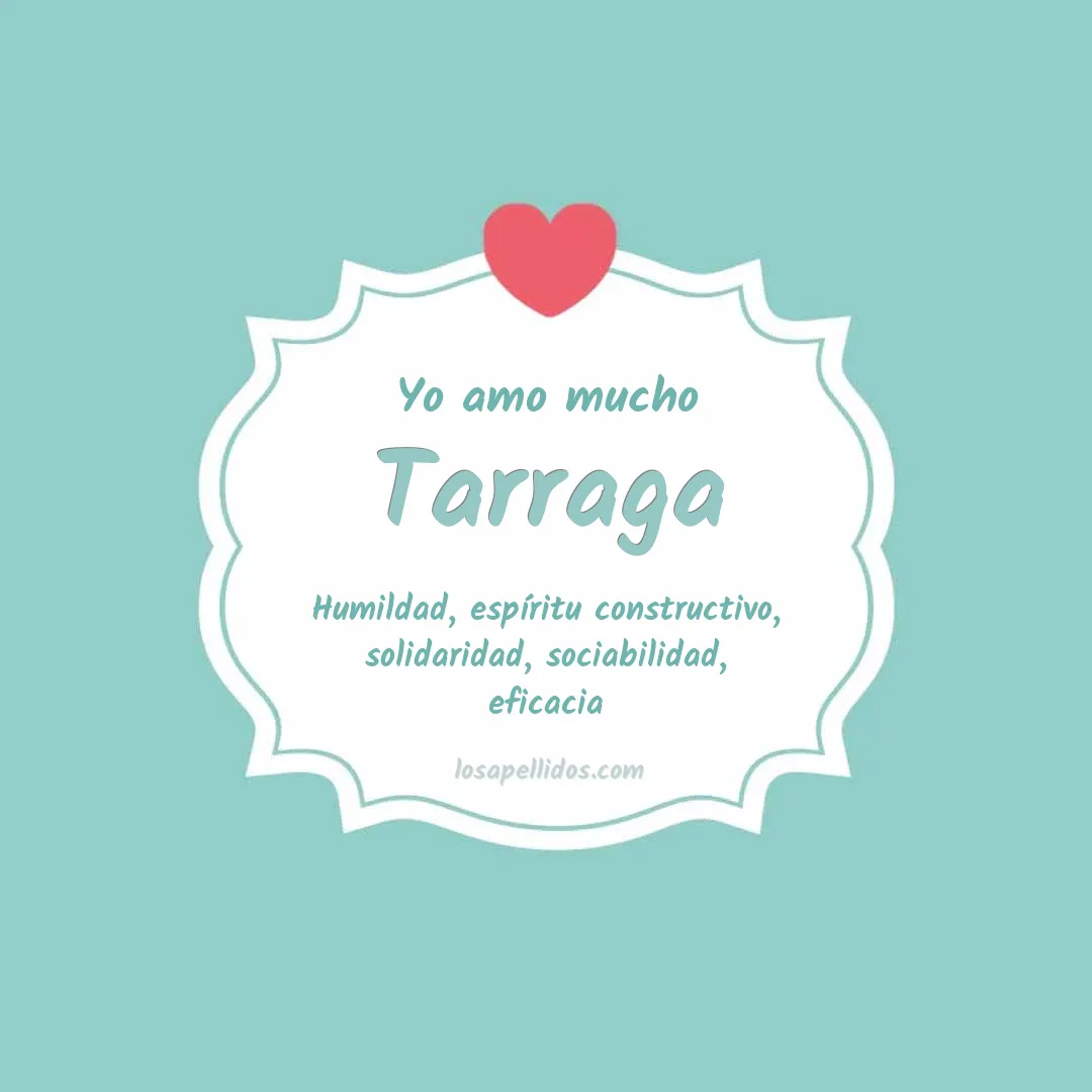 Yo amo mucho Tarraga